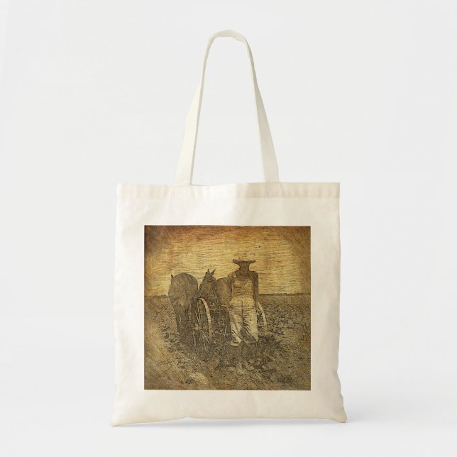 Rustic Farmer Tote Bag (Front)