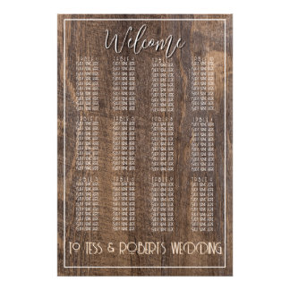 Rustic Farmhouse Boho Woodgrain Elegant Chic Photo Print