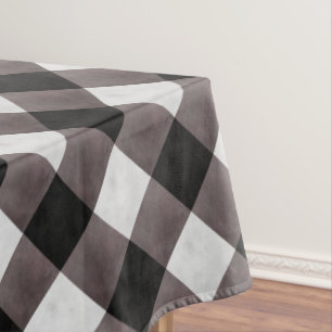 Rustic Farmhouse Buffalo Plaid Check Patterned Tablecloth