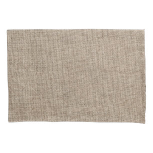 Rustic Farmhouse Burlap  Pillowcase