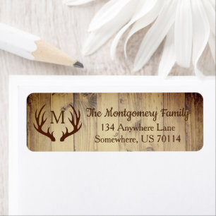 Rustic Farmhouse Country Wood Deer Antlers