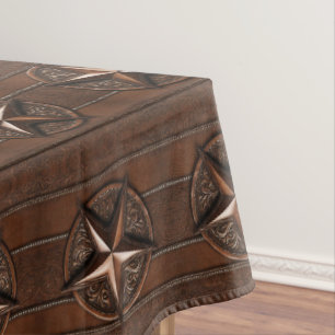 Rustic Farmhouse Cowboy Western Country Texas Star Tablecloth