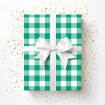 Rustic Farmhouse Green Checked Gingham Pattern Wrapping Paper<br><div class="desc">Rustic Farmhouse Green Checked Gingham Pattern Wrapping Paper</div>