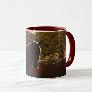 Rustic Farmhouse Horse Mug