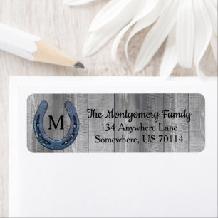 Rustic Farmhouse Horseshoe & Barn Wood Planks