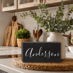 Rustic Farmhouse Monogram Sign<br><div class="desc">Custom farmhouse wall art with your name monogram on a faux chalkboard background. Customise It with your own text and images to create a unique one of a kind sign.</div>