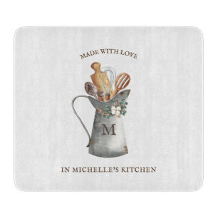 Rustic Farmhouse Name Cutting Board