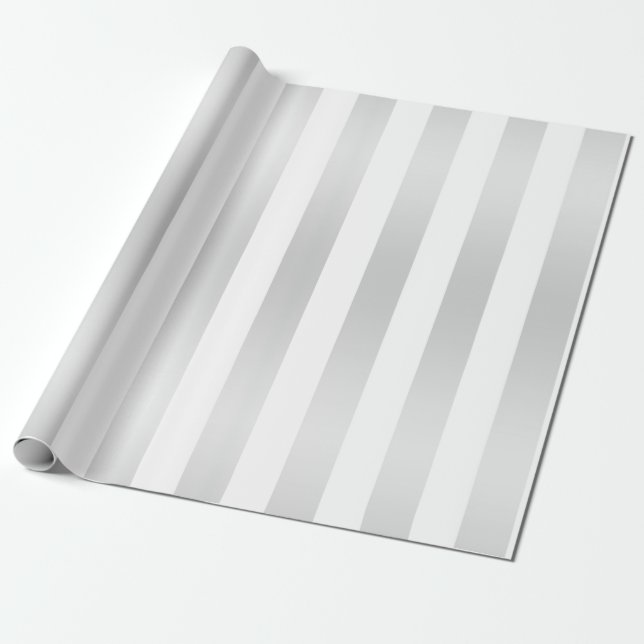 Rustic Farmhouse Shabby Chic White Wood Decorative Wrapping Paper (Unrolled)