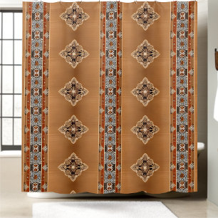 Rustic Farmhouse Shower Curtain Style 2
