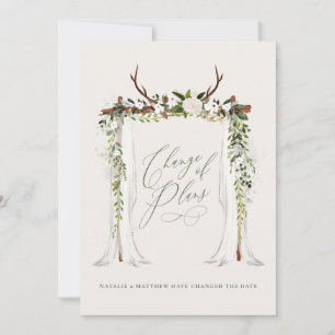 Rustic farmhouse stag and eucalyptus stylish chic