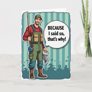 Rustic Fathers Day Figure Card