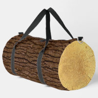 Rustic Faux Piece of Wood Grain Tree Bark