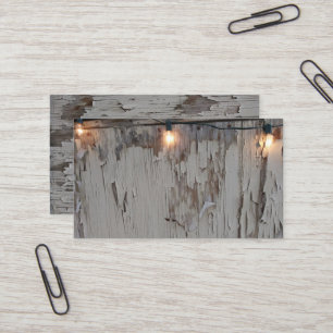 Rustic Fence Antique Business Card