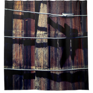 Rustic Fence Shower Curtain