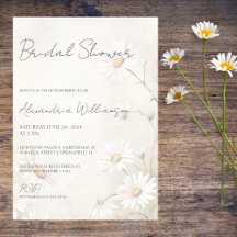 Rustic Field of Daisies Bridal Shower 
