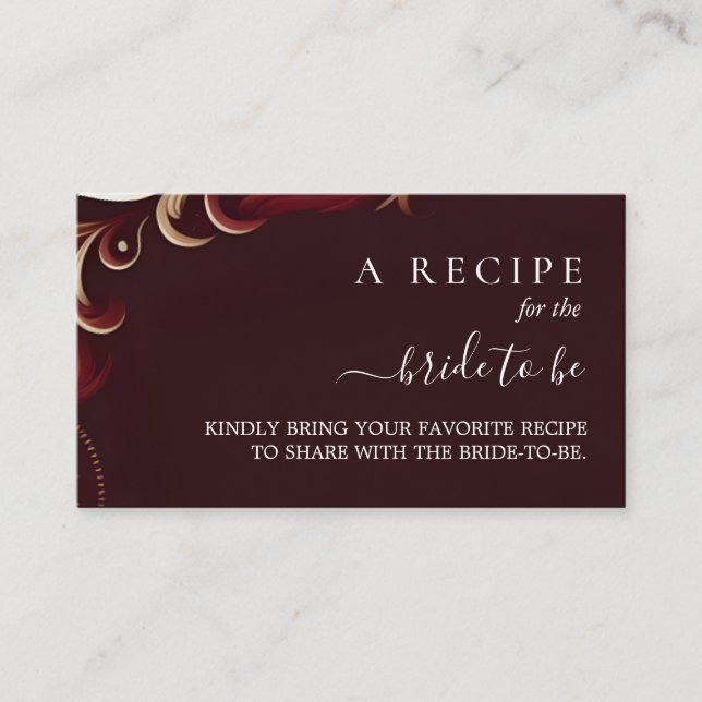 Rustic Fiesta Rustic Bold Spanish Bridal Shower Enclosure Card (Front)