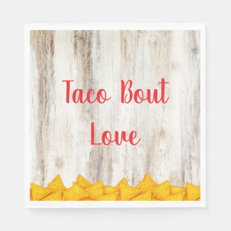 Rustic Fiesta Shower Paper Napkins | Taco ‘Bout