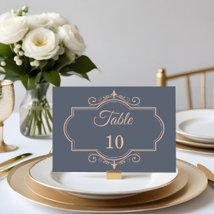 Rustic Filigree, Wedding Table Number