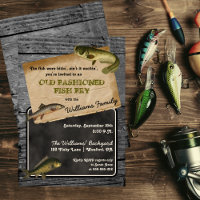 Rustic Fish Fry Backyard Cookout Picnic