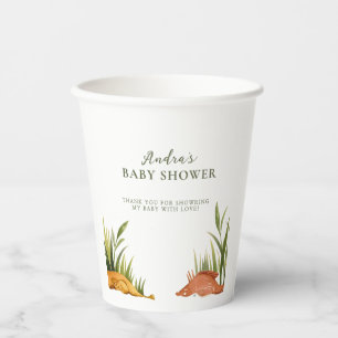 Rustic Fishing Baby Boy Shower Party Paper Cups