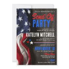 Rustic Flag Military Solider Going Away Party