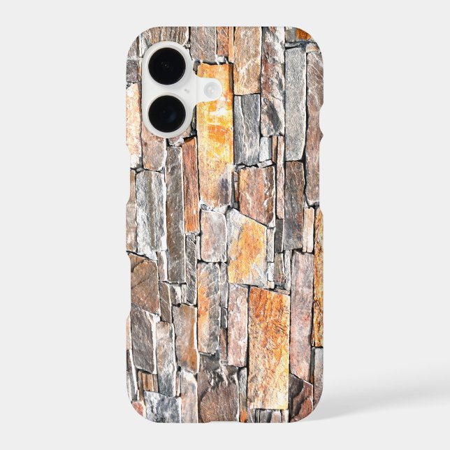 Rustic Flagstone natural stone pattern bricks (Back)