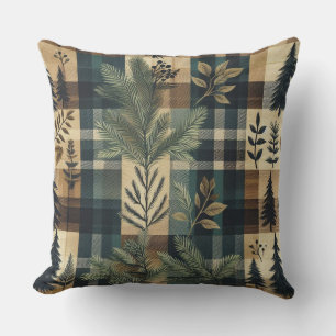 Rustic Flannel Cushion