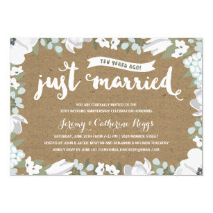 10 Year Anniversary Invitations Announcements Zazzle UK 10 Year Anniversary Invitations Announcements Zazzle UK