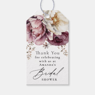 Rustic Floral Abundance Thank You Favour Gift Tags