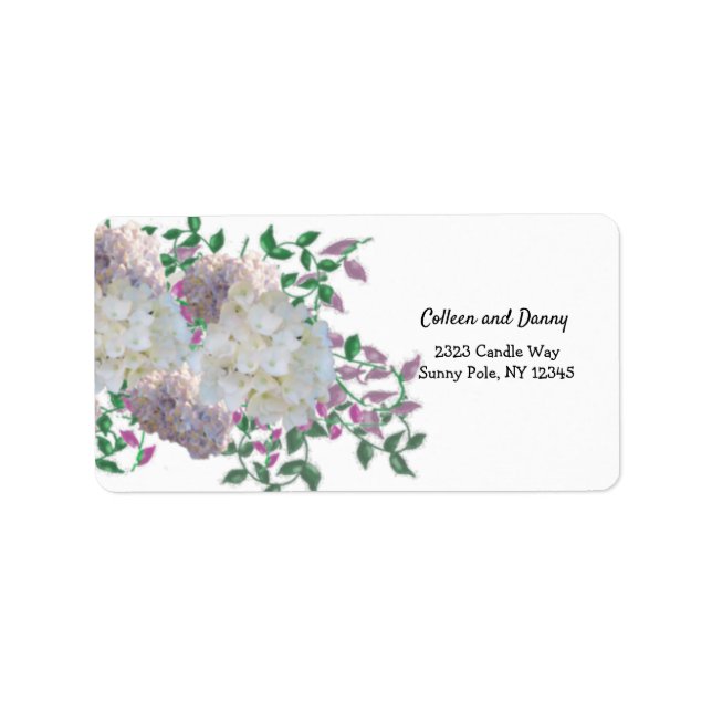 Rustic Floral Address Label (Front)