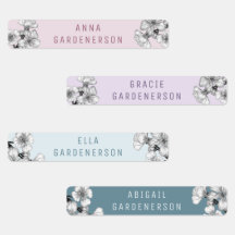 Rustic Floral Blossom Farmhouse Custom Name