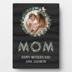 Rustic Floral Frame Photo Mother's Day