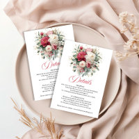 Rustic Floral Greenery Gold Wedding Details