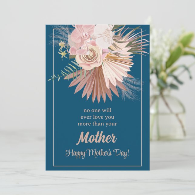 Rustic Floral Mother’s Day Card – Blooming Togethe (Standing Front)