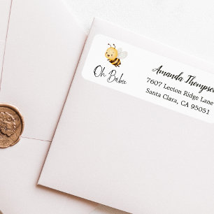 Rustic Floral Oh Babee Honey Bee Baby Shower