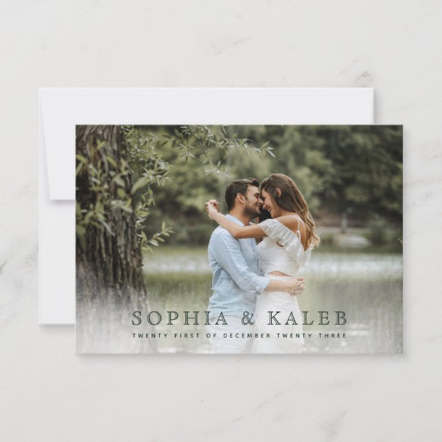 Rustic Floral RSVP Card (Front)