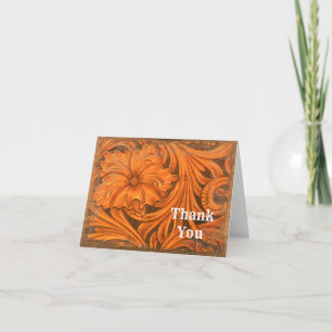 Rustic Flower Country Western Thank You
