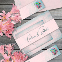 Rustic Flowers Heart Mexican Wedding