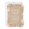 Rustic Flowers | Wedding Shower Invitation