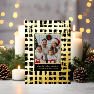 Rustic Foil Christmas Cards Templates 2 Photos 