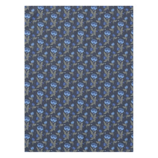 Rustic folk art floral texture tablecloth