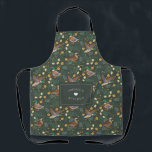 Rustic Folk Duck Pattern Apron<br><div class="desc">Express your own style with this Folk Duck Pattern design. You can customise this further by clicking on the "PERSONALIZE" button. Change the background colour if you like. For further questions please contact us at ThePaperieGarden@gmail.com.</div>