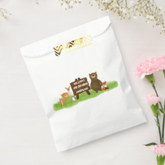 Rustic Forest Animals Kid's Birthday Favour Bags