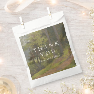 Rustic Forest Elegant Wedding Favour Bags