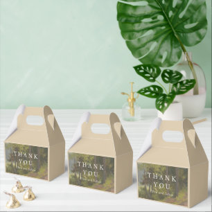 Rustic Forest Elegant Wedding Favour Box