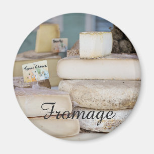 Rustic French Cheese Selection Magnet