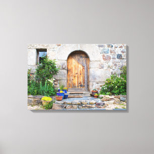 Rustic French Gite in Brittany France Canvas Print