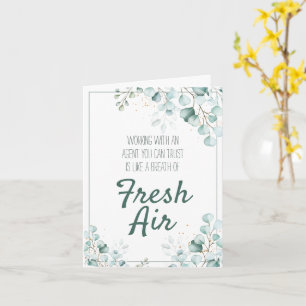 Rustic Fresh Air Real Estate Pop By Card