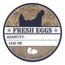 Rustic Fresh Chicken Eggs Western Hen Farm Custom