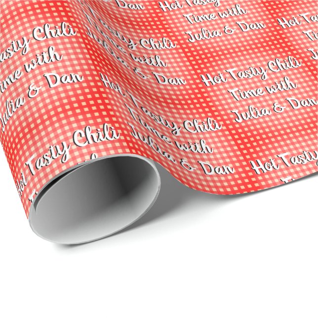 Rustic Friendsgiving Potluck Cook Off Thanksgiving Wrapping Paper (Roll Corner)